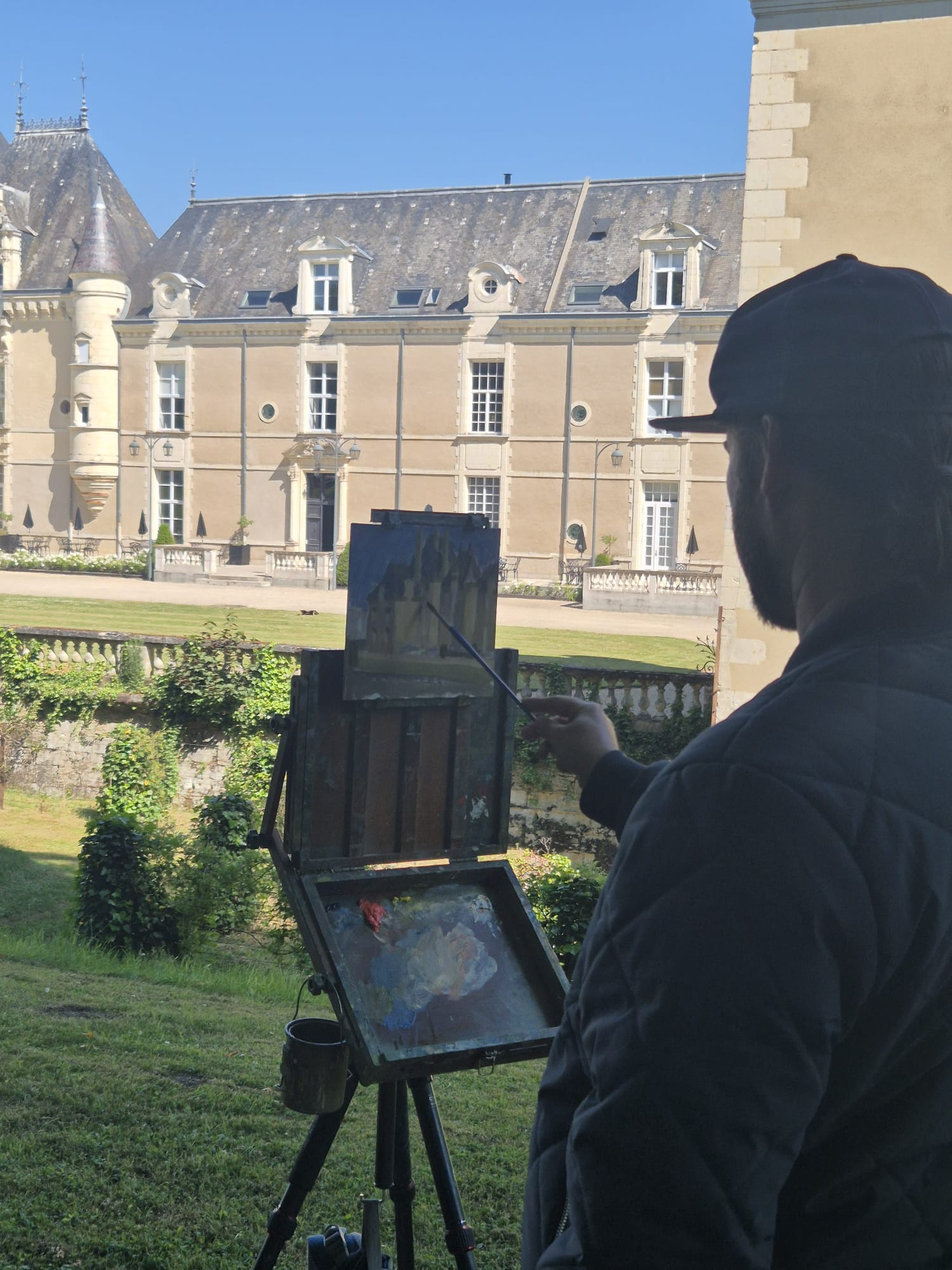 Painting Retreat Château de Jalesnes (1)