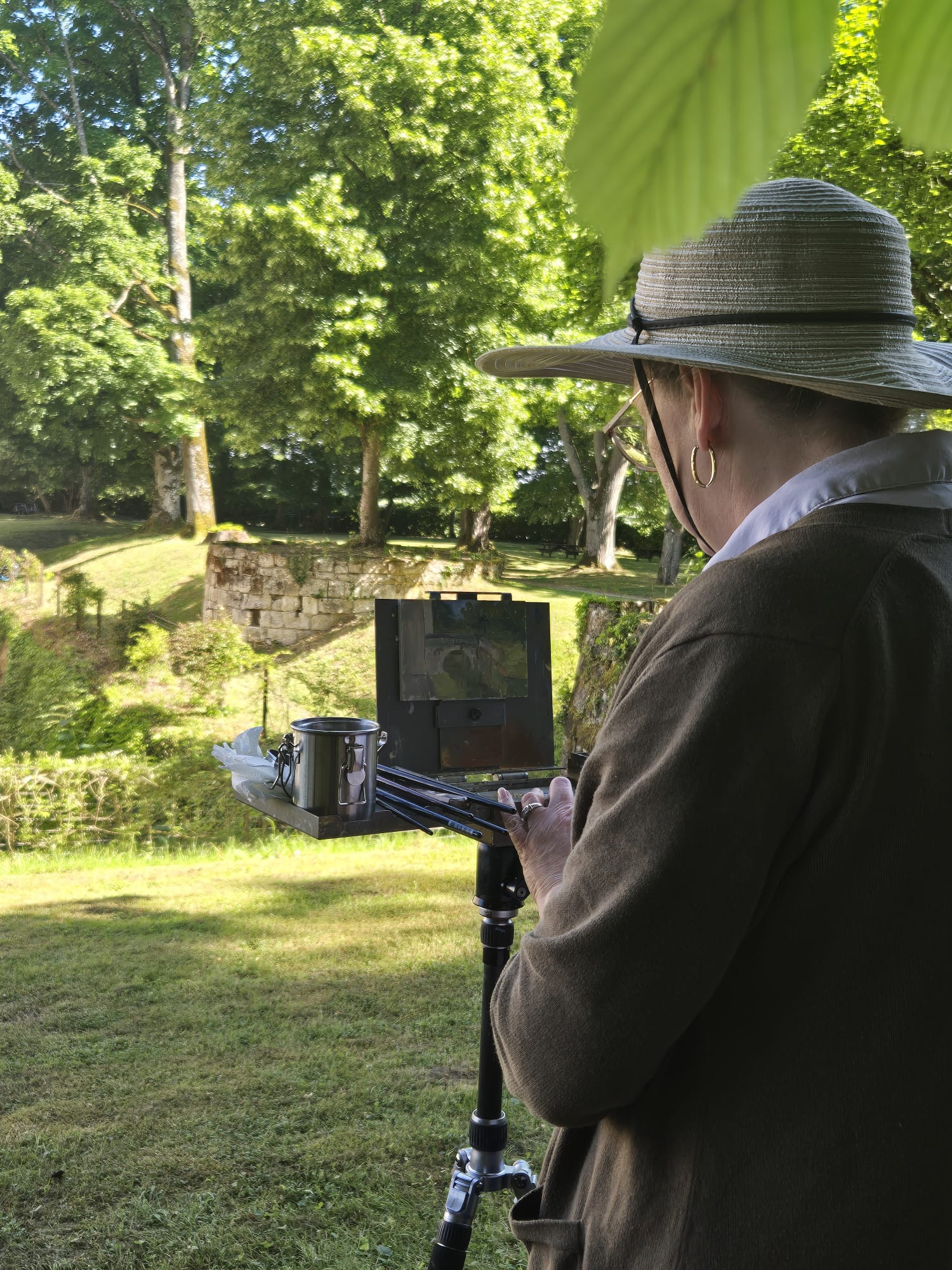 Painting Retreat Château de Jalesnes (2)